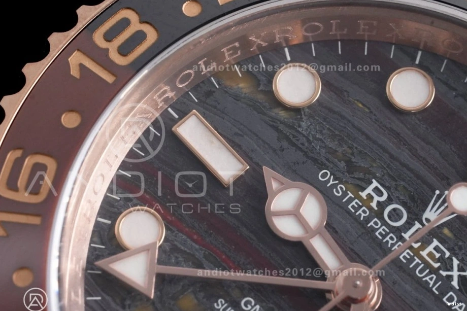 Tiger Iron Bracelet Sh3285 126715 Edition Master Oyster II CHNR on ARF Dial RG Best GMT 1111